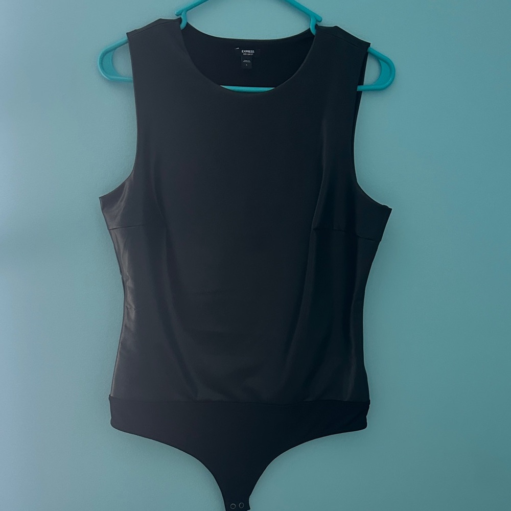 Express Black Body Contour Top